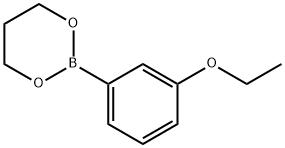 3-乙氧基苯硼酸-1,3-丙二醇酯 结构式