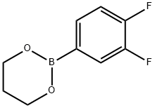 3,4-difluorophenylboronic acid-1,3-propanediol ester Structure
