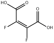 2,3-difluoromaleic acid 化学構造式