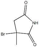 3-溴-3-甲基-吡咯烷-2,5-二酮, 69636-52-8, 结构式