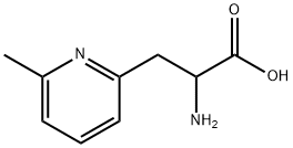 2-AMINO-3-(6-METHYL(2-PYRIDYL))PROPANOIC ACID 化学構造式