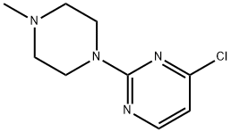 4-CHLORO-2-(4-METHYLPIPERAZIN-1-YL)PYRIMIDINE Structure