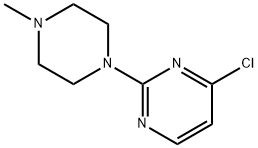 4-氯-2-(4-甲基哌嗪-1-基)嘧啶 结构式