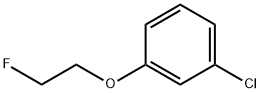 Benzene, 1-chloro-3-(2-fluoroethoxy)- Structure