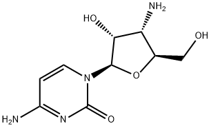 3'-Amino-3'-deoxycytidine 结构式