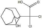 Dichloro-(3-hydroxy-adamantan-1-yl)-acetic acid Structure