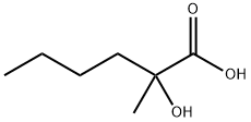 2-hydroxy-2-methylhexanoic acid Struktur