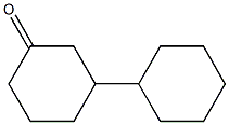 3-cyclohexylcyclohexan-1-one Structure