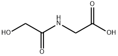 2-(2-hydroxyacetamido)acetic acid Structure