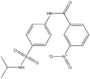 N-{4-[(isopropylamino)sulfonyl]phenyl}-3-nitrobenzamide Structure