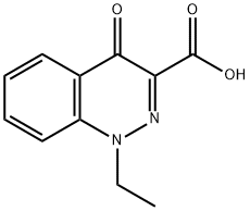 1-乙基-4-氧代-1,4-二氢噌啉-3-甲酸, 719-58-4, 结构式