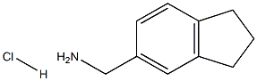 2,3-DIHYDRO-1H-INDEN-5-YLMETHANAMINE HYDROCHLORIDE Struktur