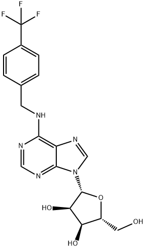 N6-(4-Trifluoromethylbenzyl)adenosine,722505-71-7,结构式