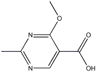 4-methoxy-2-methylpyrimidine-5-carboxylic acid Structure