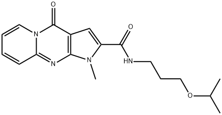 N-(3-isopropoxypropyl)-1-methyl-4-oxo-1,4-dihydropyrido[1,2-a]pyrrolo[2,3-d]pyrimidine-2-carboxamide Structure