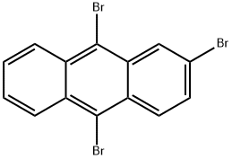 Anthracene, 2,9,10-tribromo- 化学構造式
