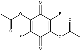 2,5-Cyclohexadiene-1,4-dione, 2,5-bis(acetyloxy)-3,6-difluoro-