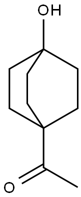 1-(4-hydroxy-1-bicyclo[2.2.2]octanyl)ethanone Struktur