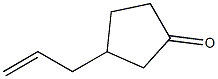 3-(prop-2-en-1-yl)cyclopentan-1-one Struktur