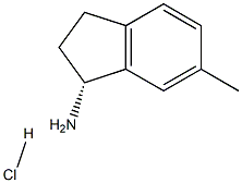 (R)-6-METHYL-2,3-DIHYDRO-1H-INDEN-1-AMINE HYDROCHLORIDE Structure