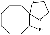 1,4-Dioxaspiro[4.7]dodecane, 6-bromo- 化学構造式