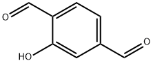2-Hydroxy-benzene-1,4-dicarbaldehyde Struktur