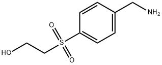 2-[4-(aminomethyl)benzenesulfonyl]ethan-1-ol 化学構造式