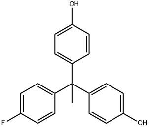 4,4-(1-(4-氟苯基)乙烷-1,1-二基)联苯酚, 741-35-5, 结构式