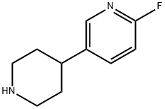 2-fluoro-5-piperidin-4-ylpyridine Structure