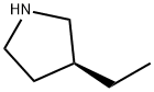 (3S)-3-ethylpyrrolidine Structure