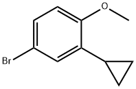 4-溴-2-环丙基-1-甲氧基苯, 749929-58-6, 结构式