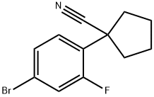 1-(4-Bromo-2-fluorophenyl)cyclopentanecarbonitrile|1-(2-氟-4-溴苯基)环戊烷甲腈