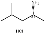 (R)-4-METHYLPENTAN-2-AMINE HCL 化学構造式