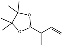4,4,5,5-tetramethyl-2-(1-methyl-2-propenyl)-1,3,2-dioxaborolane Structure