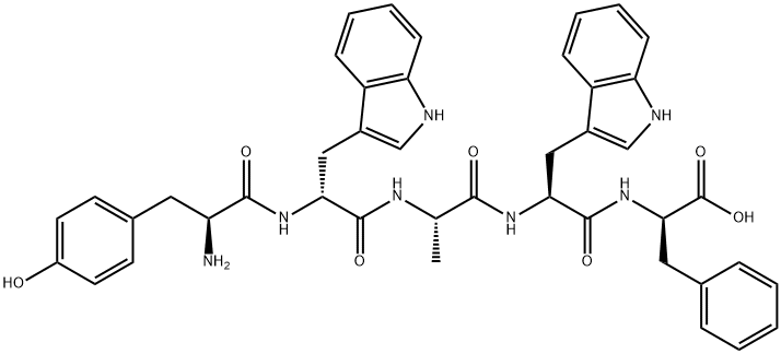 生长激素释放肽-5, 76338-80-2, 结构式