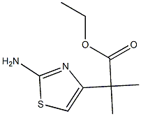 ETHYL 2-(2-AMINO-1,3-THIAZOL-4-YL)-2-METHYLPROPANOATE,76687-08-6,结构式
