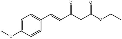 (E)-Ethyl 5-(4-methoxyphenyl)-3-oxopent-4-enoate Structure