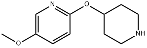 5-methoxy-2-(piperidin-4-yloxy)pyridine Struktur