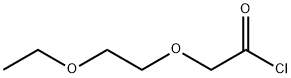 Acetyl chloride, 2-(2-ethoxyethoxy)- Struktur