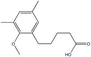 Benzenepentanoic acid, 2-Methoxy-d,5-
diMethyl Struktur