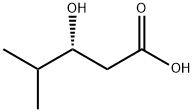 Pentanoic acid, 3-hydroxy-4-methyl-, (3R)- 化学構造式