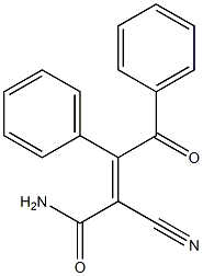 2-cyano-4-oxo-3,4-diphenylbut-2-enamide,78032-72-1,结构式
