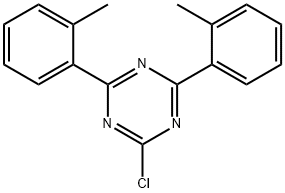 2-氯-4,6-双(2-甲基苯基)-1,3,5-三嗪 结构式