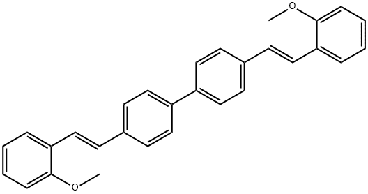 4,4'-双(2-甲氧苯乙烯基)联苯,79448-61-6,结构式
