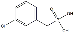 (3-Chlorobenzyl)phosphonic acid Structure