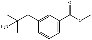 METHYL 3-(2-AMINO-2-METHYLPROPYL)BENZOATE Struktur