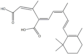 9Z,11E,13Z-12-carboxyretinoic acid Structure