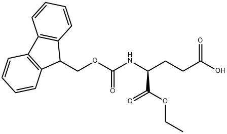 (4S)-5-ethoxy-4-({[(9H-fluoren-9-yl)methoxy]carbonyl}amino)-5-oxopentanoic acid,815619-35-3,结构式