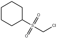 (クロロメチルスルホニル)シクロヘキサン 化学構造式