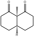 顺-1-甲基双环癸烷-2,10-二酮, 83406-41-1, 结构式